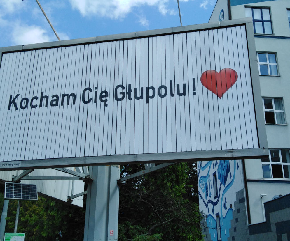 Oryginalne wyznanie miłości w centrum Szczecina