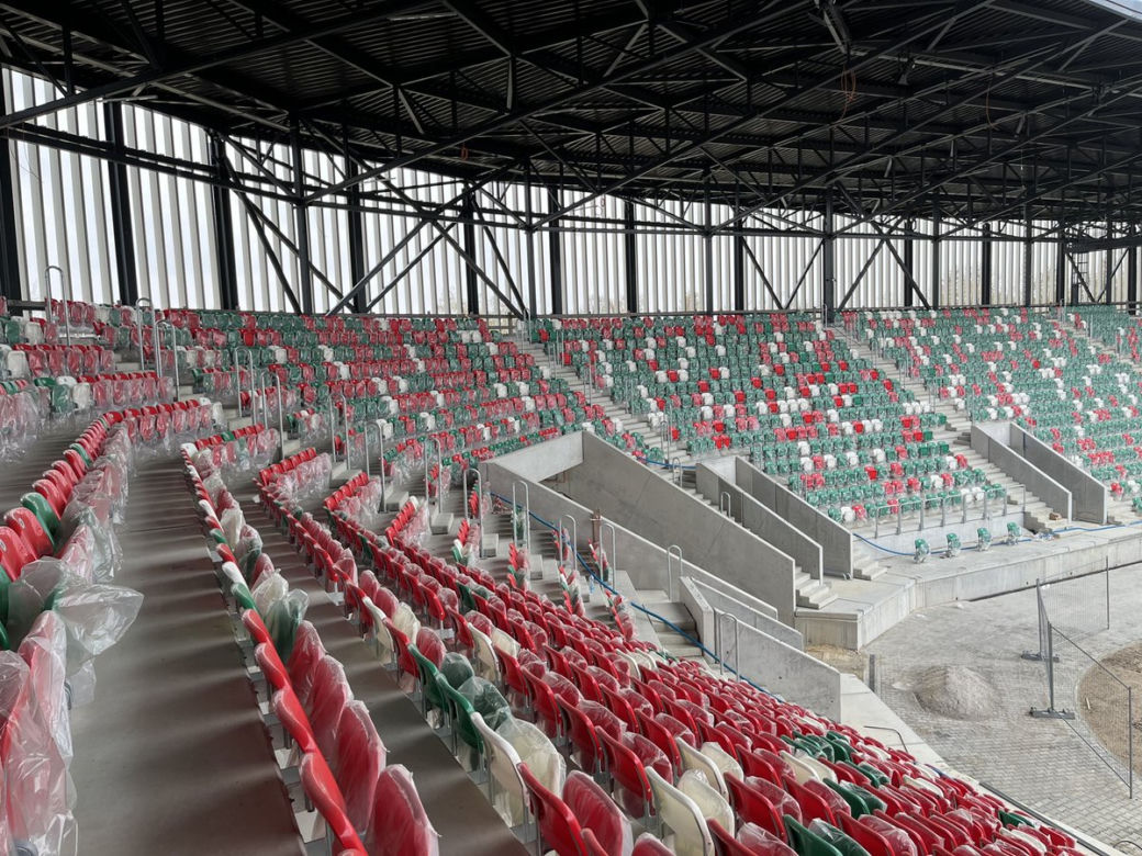 Budowa Zagłębiowskiego Parku Sportowego w Sosnowcu Zagórzu