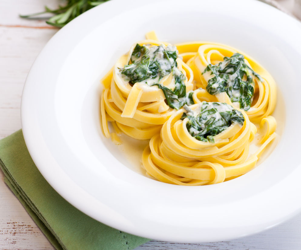 Wyrazisty makaron z sosem blue cheese