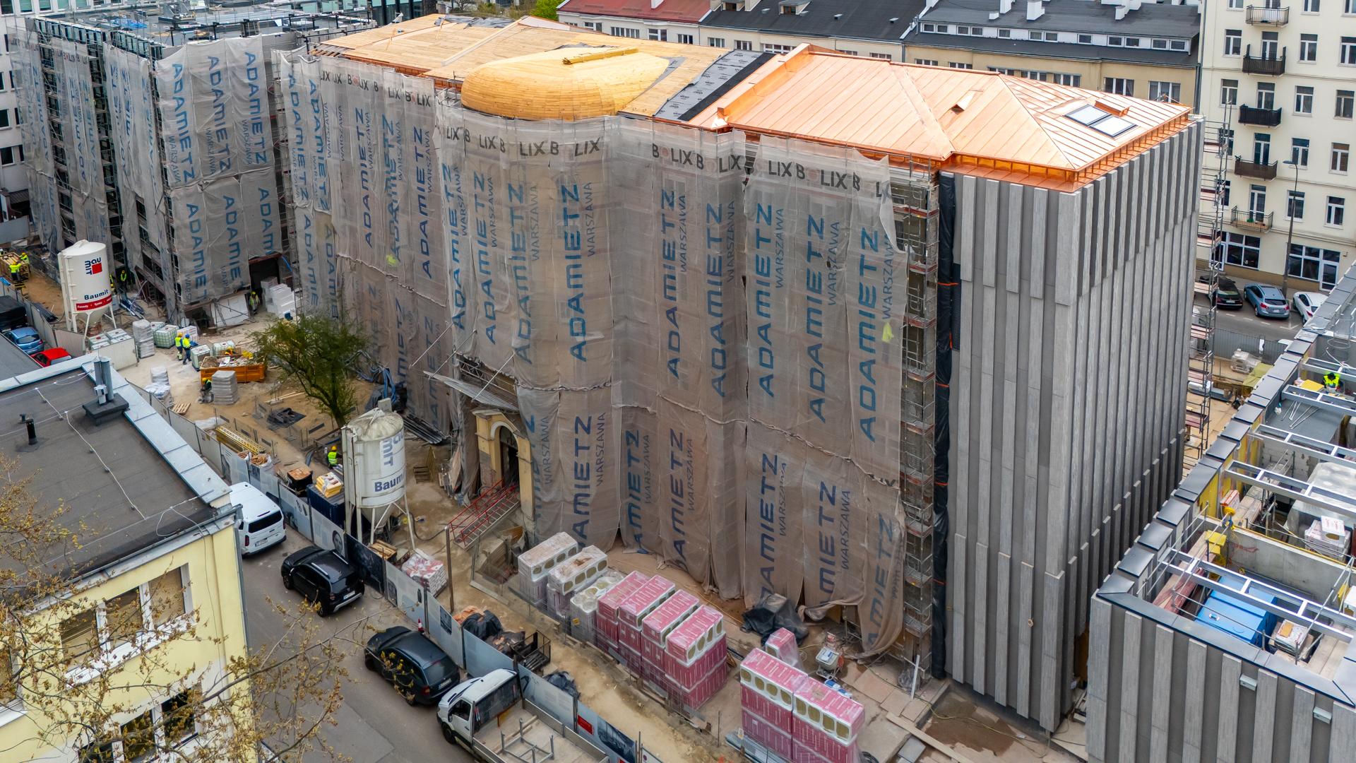 Budowa Muzeum Getta Warszawskiego - kwiecień 2026