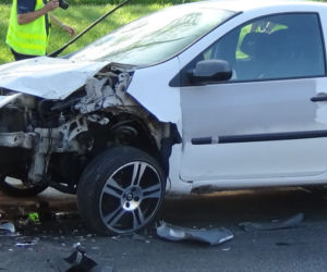 Karambol przy ul.Radzymińskiej przed ul.Rozwadowskiego. Zderzyło się 5 pojazdów.