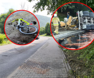 Usłyszeli wielki huk. Potem zobaczyli wywróconą betoniarkę. Nie żyją dwie osoby