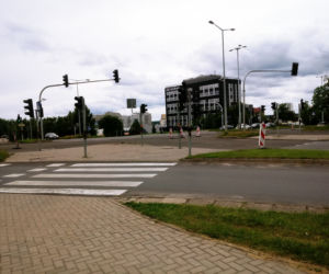Roboty drogowe w centrum Olsztyna
