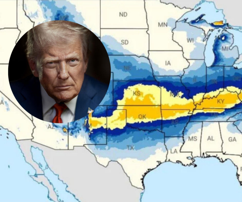 Trump reaguje na ostrzeżenia przed ekstremalnymi śnieżycami