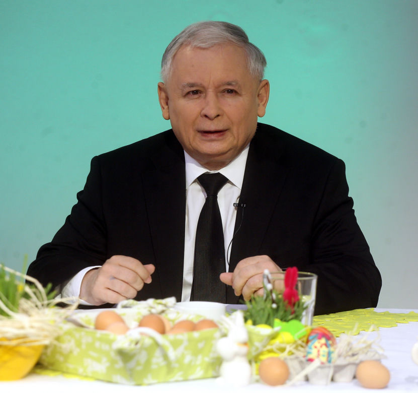 Prezes Jarosław Kaczyński malował PiSanki