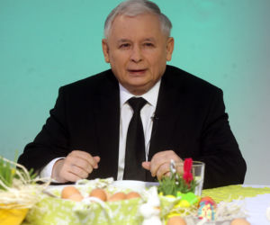 Prezes Jarosław Kaczyński malował PiSanki