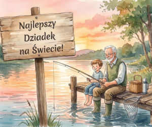 Kartka z życzeniami na Dzień Dziadka 2026