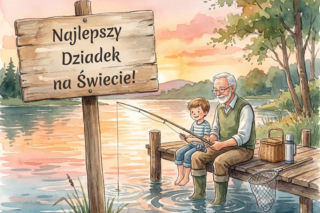Kartka z życzeniami na Dzień Dziadka 2026