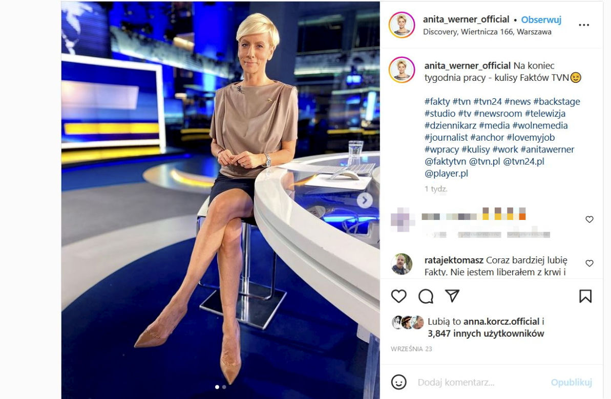 Anita Werner świętuje 25-lecie TVN