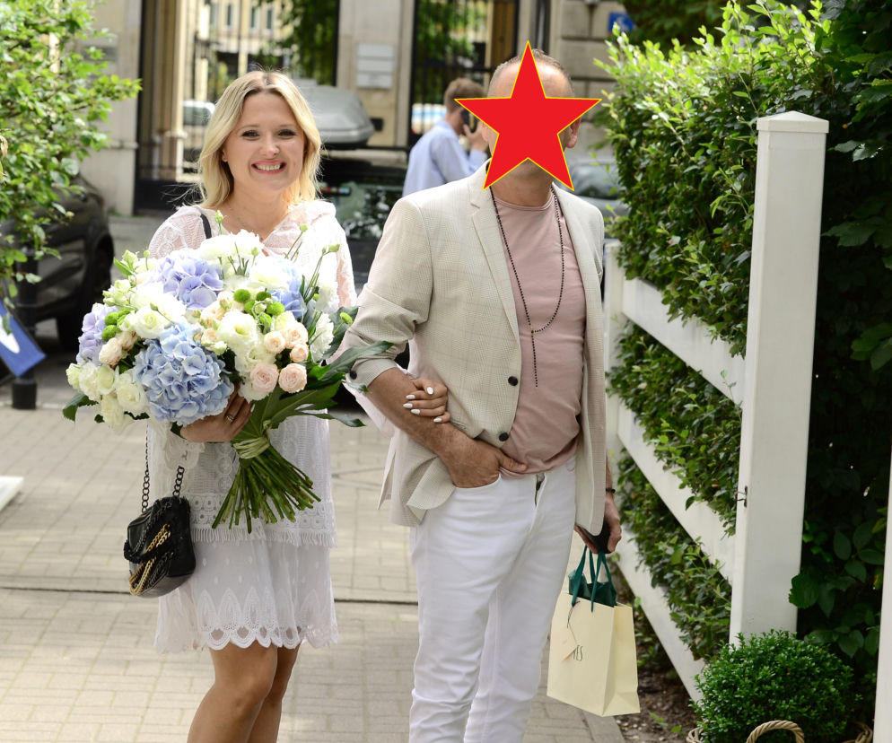 Gosia Andrzejewicz z przyjacielem