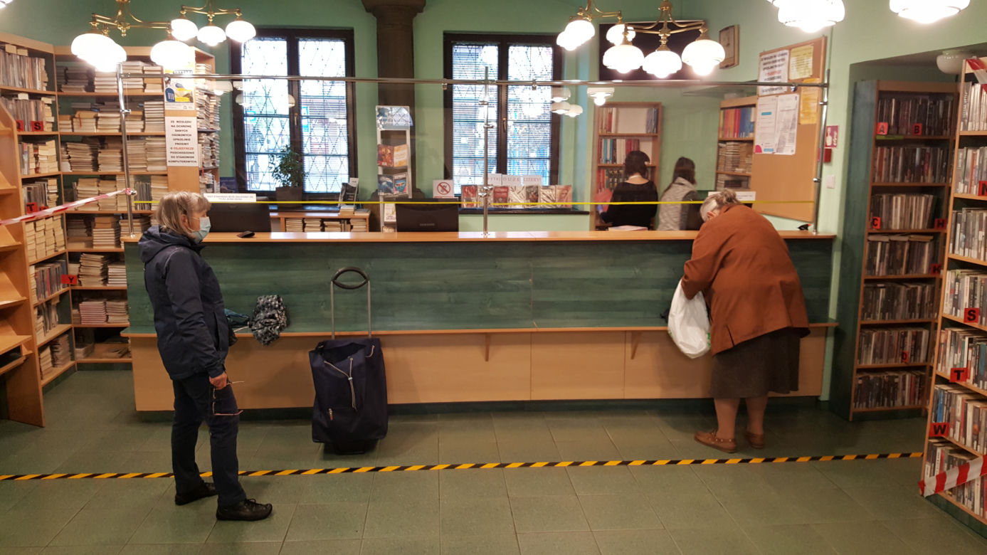 Środki bezpieczeństwa w Sądeckiej Bibliotece Publicznej