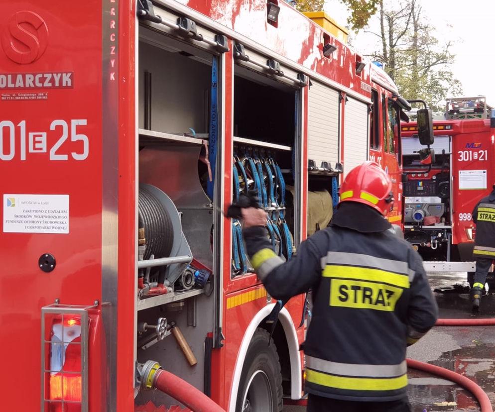 ŁÓDŹ: Pożar w Centrum Zdrowia Matki Polki i WIELKA EWAKUACJA pacjentów!