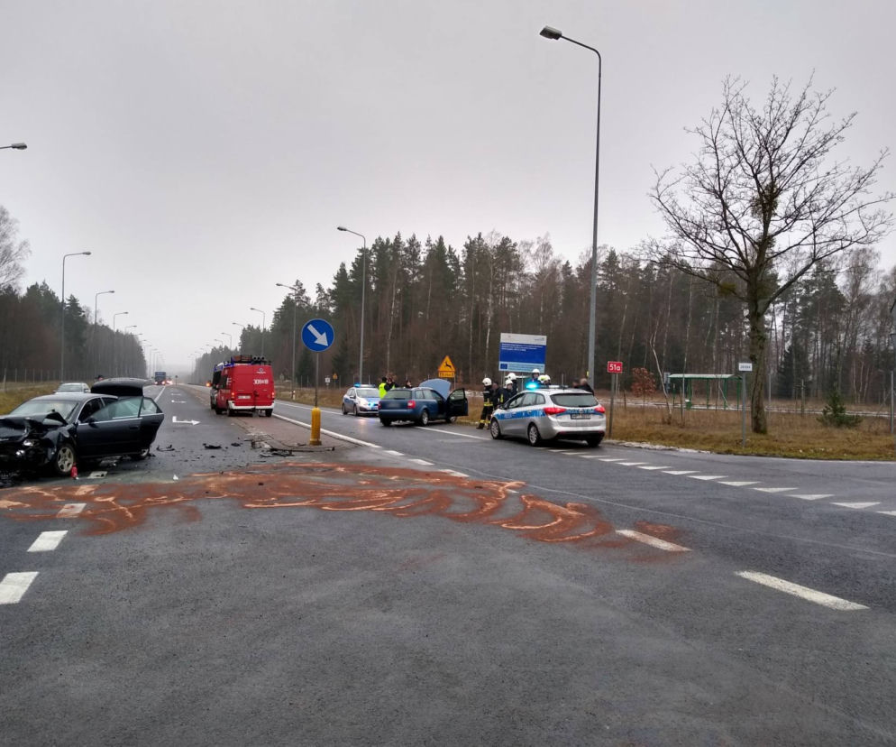 Wypadek na drodze krajowej 51