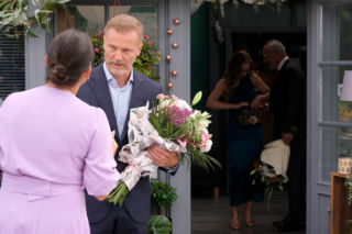 M jak miłość odc. 1903. Magda (Anna Mucha), Andrzej Budzyński (Krystian Wieczorek)