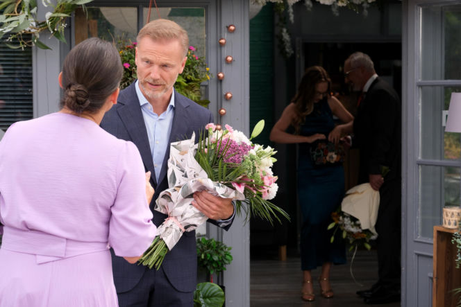 M jak miłość odc. 1903. Magda (Anna Mucha), Andrzej Budzyński (Krystian Wieczorek)