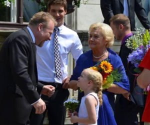 M jak miłość po wakacjach 2014 Basia (Gabriela Raczyńska), Janek (Jacek Lenartowicz), Marcin (Mikołaj Roznerski), Barbara (Teresa Lipowska)