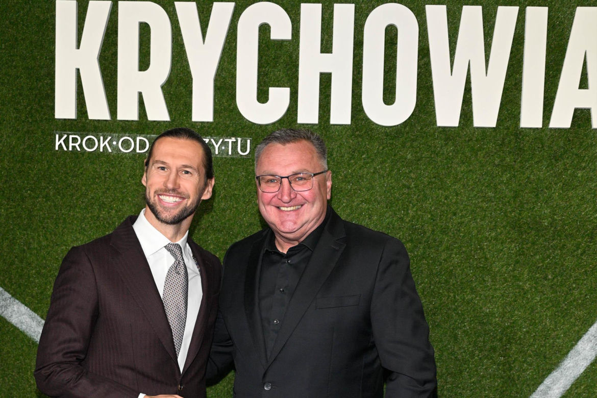 Czesław Michniewicz na premierze