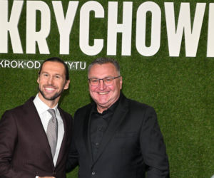 Czesław Michniewicz na premierze