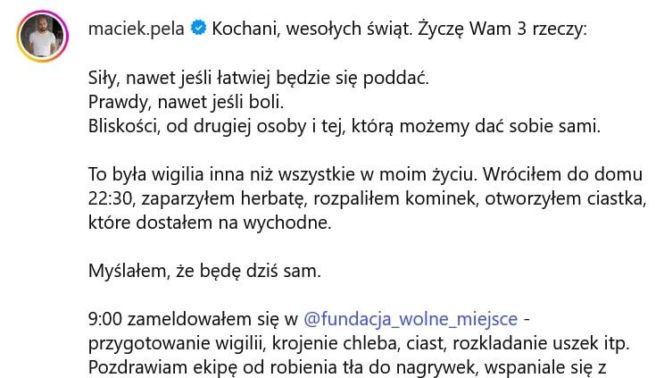 Kaczorowska i Rogacewicz zakochani, a Pela? Do ostatniej chwili myślał, że spędzi święta samotnie