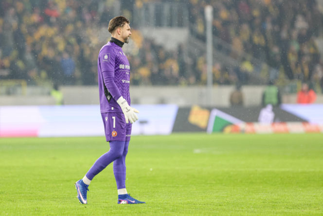 GKS Katowice - Widzew Łódź, zdjęcia kibiców z meczu 20. kolejki PKO BP Ekstraklasy