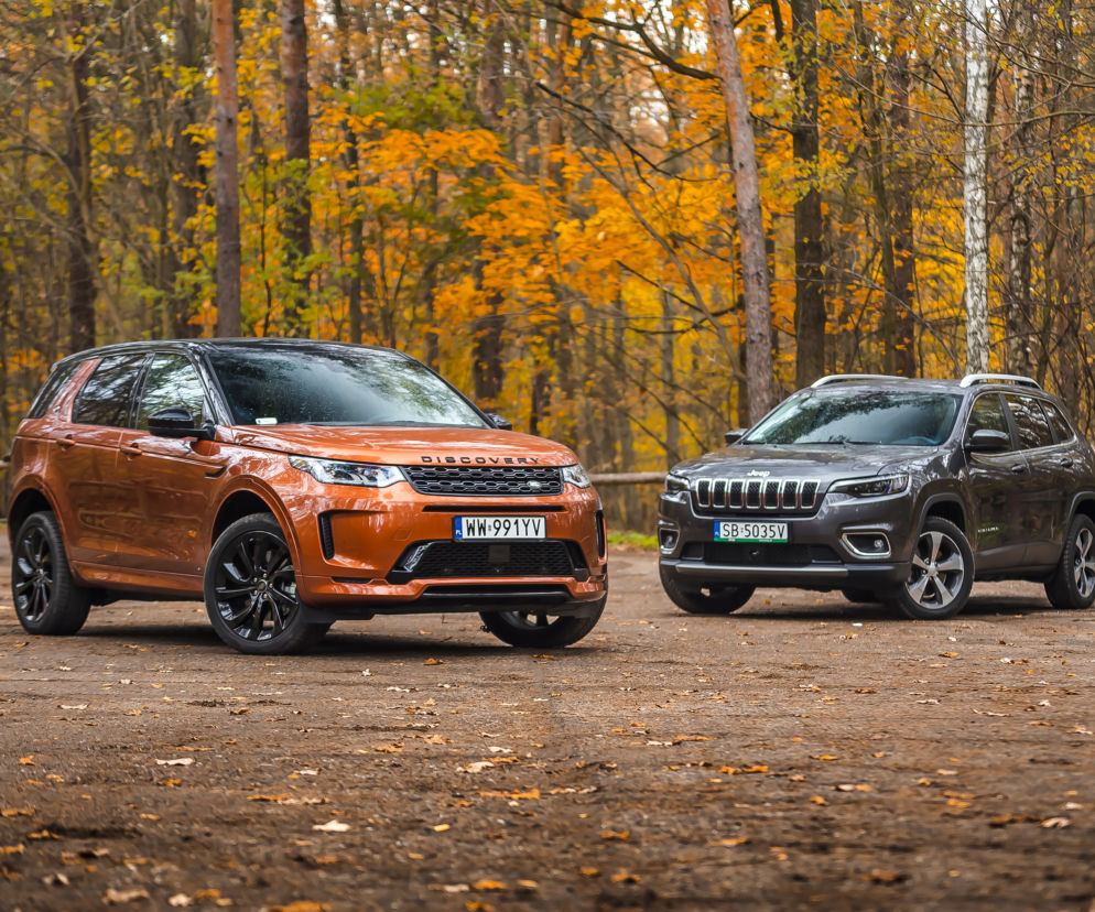 Land Rover Discovery Sport 2.0P 200 KM AT9 AWD R-Dynamic HSE vs. Jeep Cherokee 2.2 MultiJet 195 KM AT9 AWD Limited