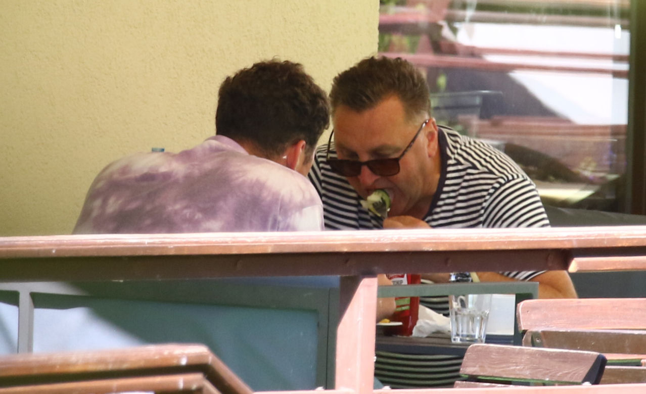 Czesław Michniewicz w restauracji