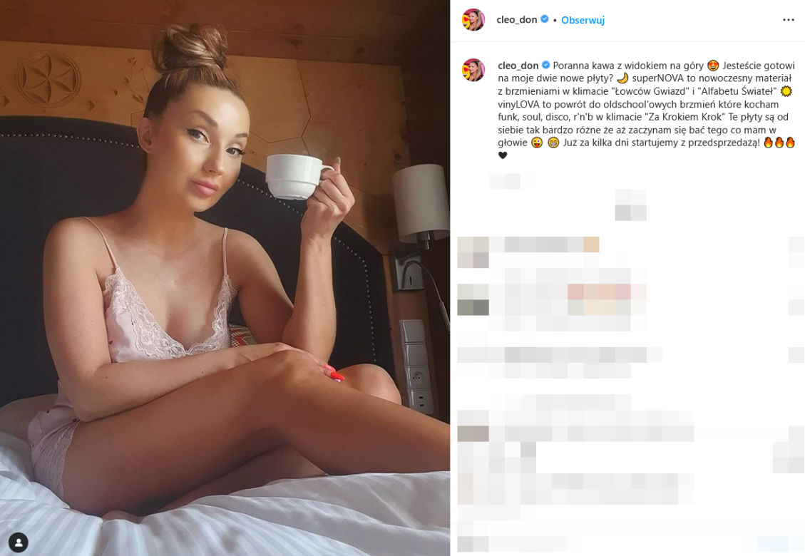 Cleo rozważa adopcję dziecka