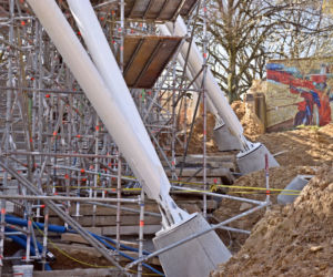 Przebudowa Teatru Letniego w Szczecinie - kwiecień 2021