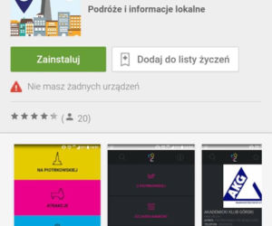 1. Aplikacja po Piotrkowskiej
