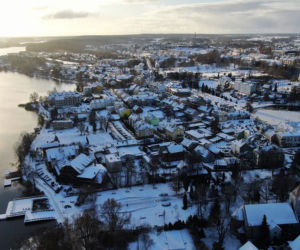 Śnieg na Warmii i Mazurach