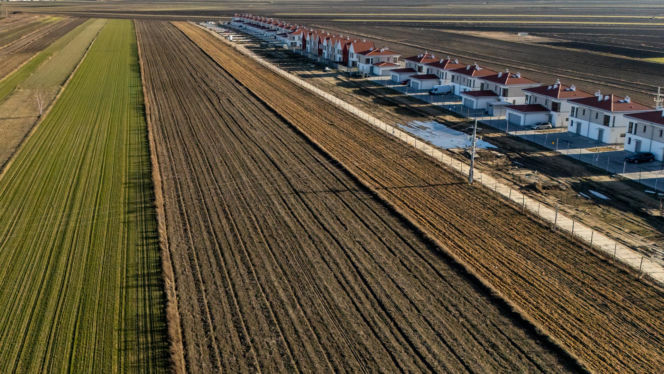 Osiedle łanowe w sołectwie Podolszyn