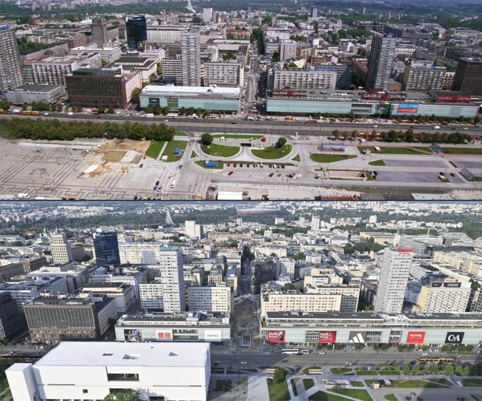 Tak zmieniła się Warszawa. Porównaliśmy zdjęcia z 2000 i 2025 r.
