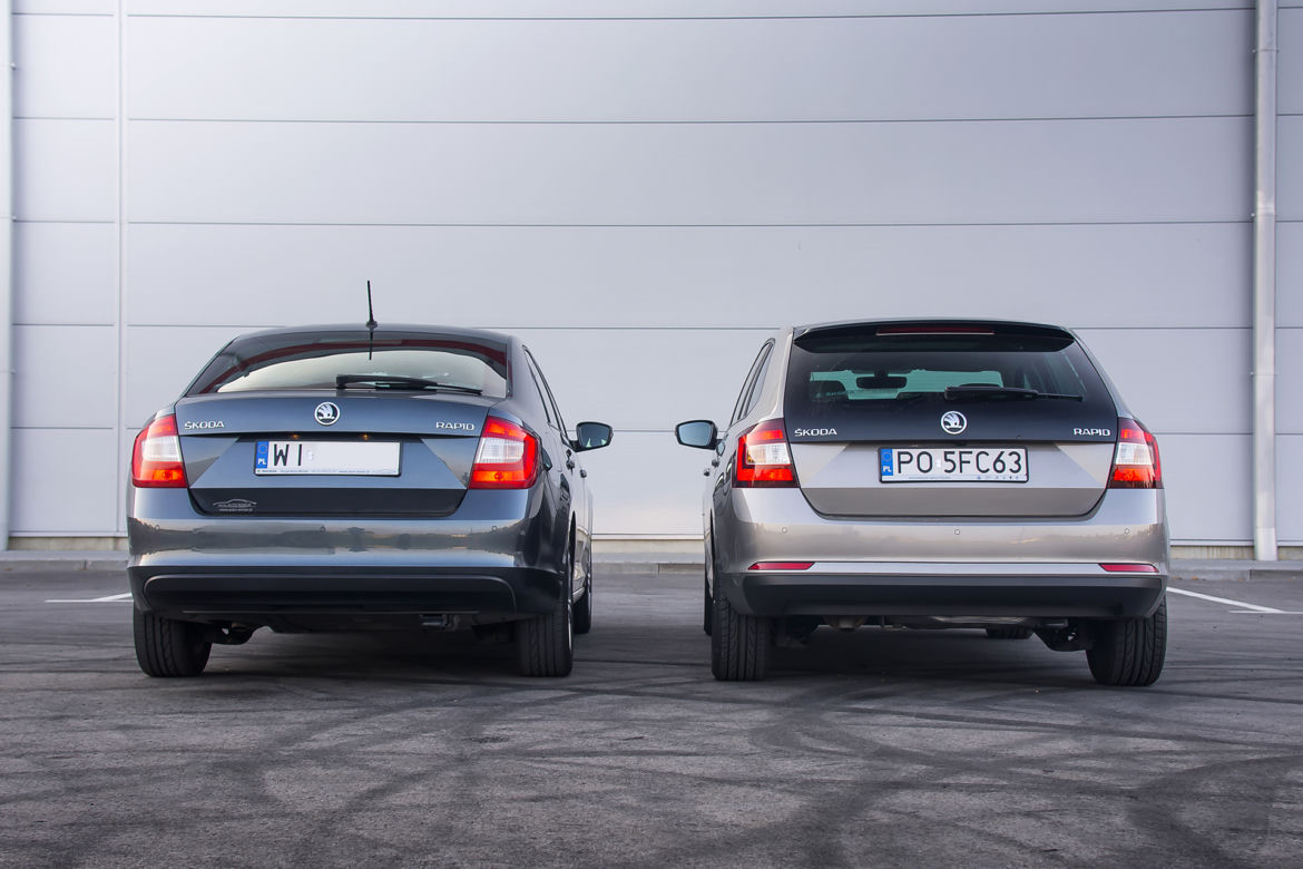 Skoda Rapid Spaceback i Skoda Rapid liftback