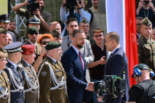 Żona Kosiniaka-Kamysza została matką chrzestną F-35