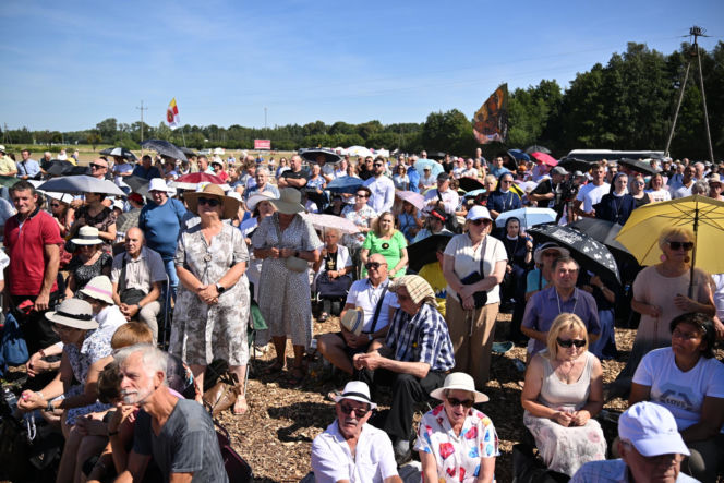 Poświęcenie pomnika Matki Boskiej w Konotopiu