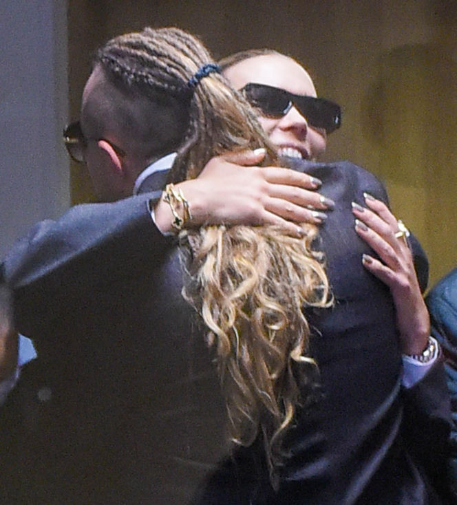 Sandra Kubicka i Aleksander Baron na drugiej rozprawie rozwodowej