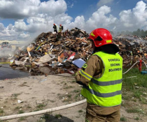 Kędzierzyn-Koźle: Rocznicowy pożar miejskiego wysypiska