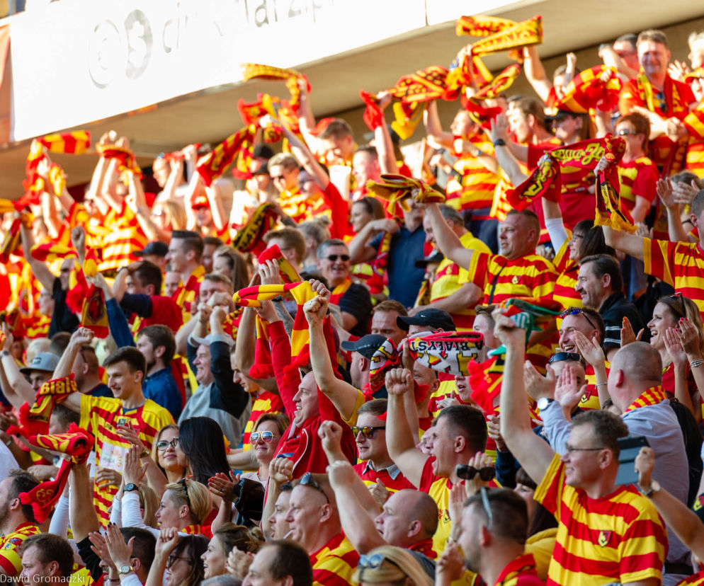 Puchar Polski: Jagiellonia - Lechia. W Białymstoku powstanie strefa kibica. Będzie można tam wspólnie obejrzeć mecz
