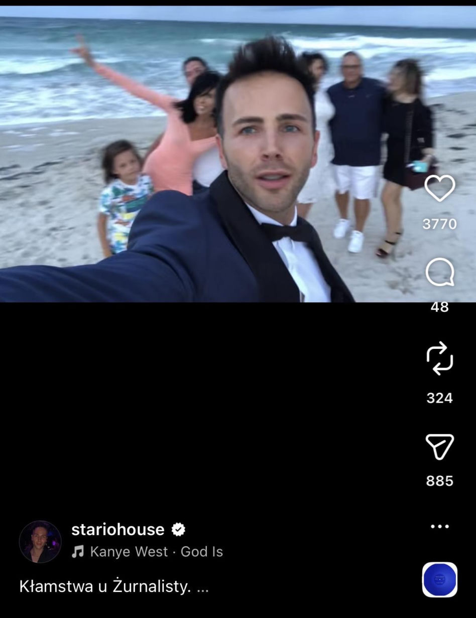 Krzysztof Gojdź i Marcin Roznowski: Ślub na plaży