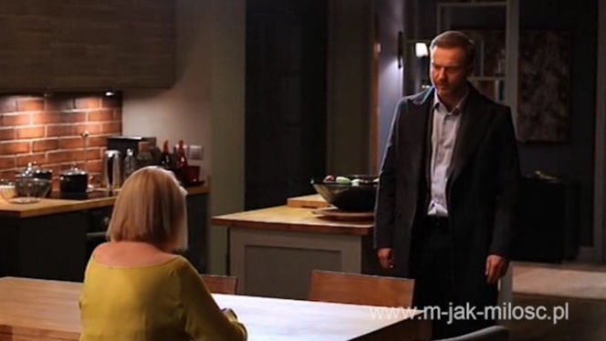 M jak miłość. Andrzej (Krystian Wieczorek),  Marta (Dominika Ostałowska)