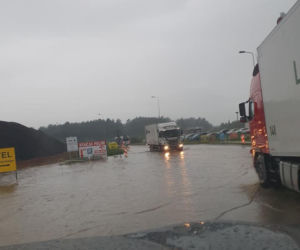 Białystok. Ulewa nad miastem 21.08.2019
