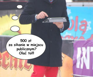 Pijany poseł Rybakowicz sikał na staromiejskim rynku w Bydgoszczy