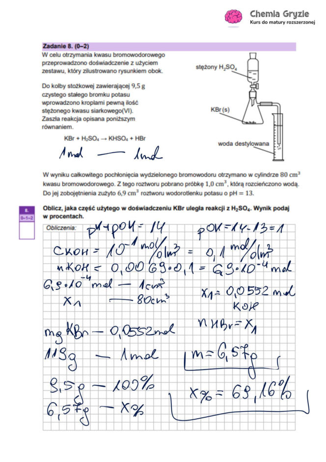 Matura chemia 2025: Odpowiedzi [16.05.2025] nowa formuła 2023