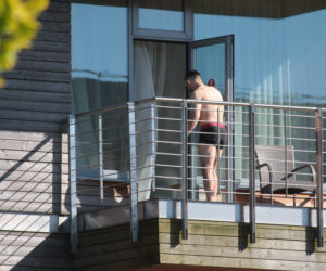 Maciej Rybus w hotelu reprezentantów Polski