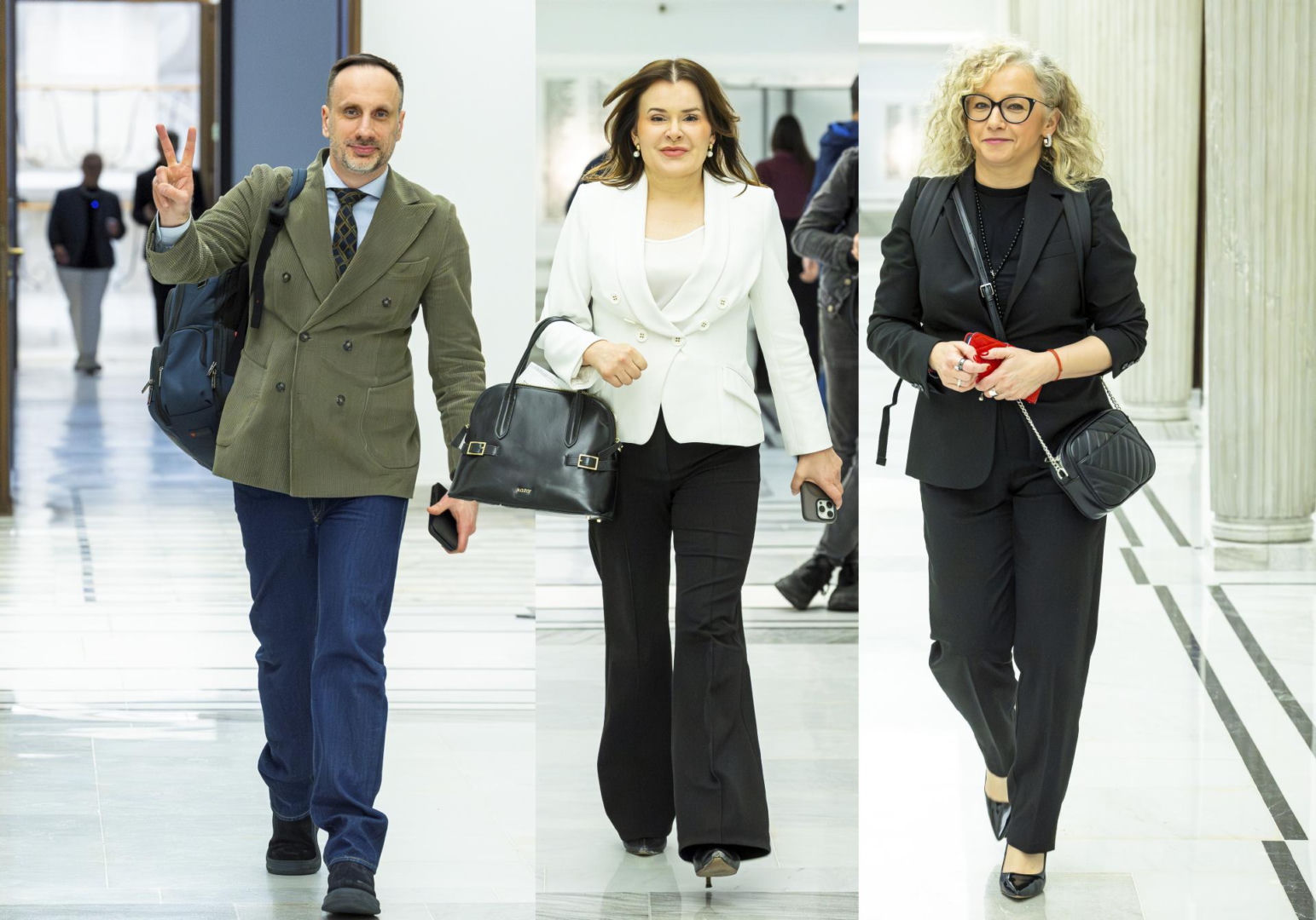 Czerń, biel i granat, ale też kolorowe szaleństwo. Oto noworoczna rewia mody w Sejmi…