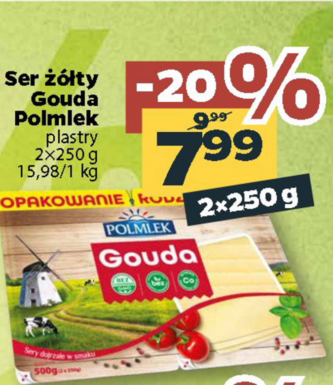 ser żółty gouda 7,99 zł