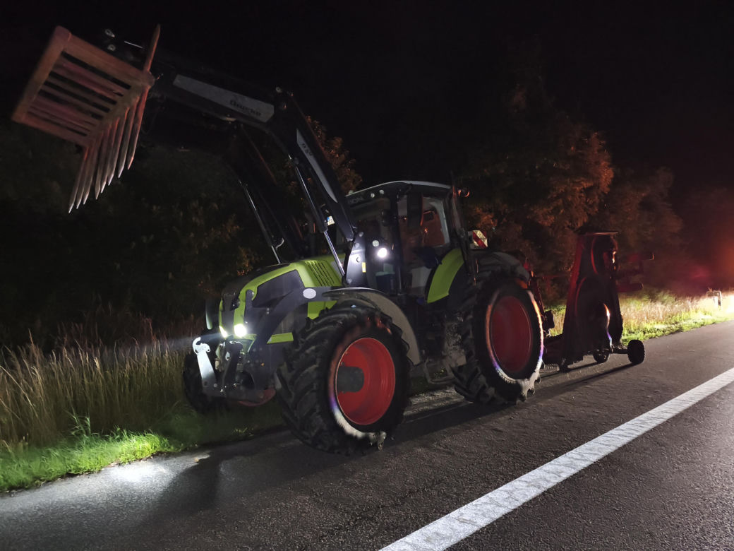 Pijany traktorzysta z Polski na niemieckiej autostradzie