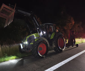 Pijany traktorzysta z Polski na niemieckiej autostradzie