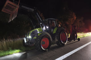 Pijany traktorzysta z Polski na niemieckiej autostradzie