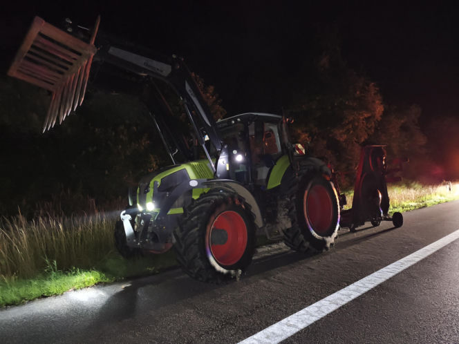 Pijany traktorzysta z Polski na niemieckiej autostradzie